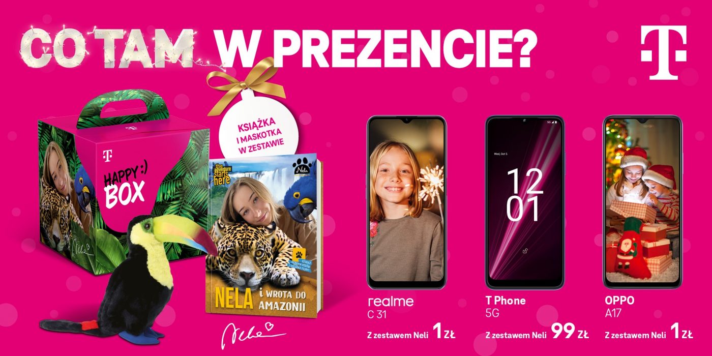 promocja oferta T-Mobile MIX Happy BOX na Boże Narodzenie 2022