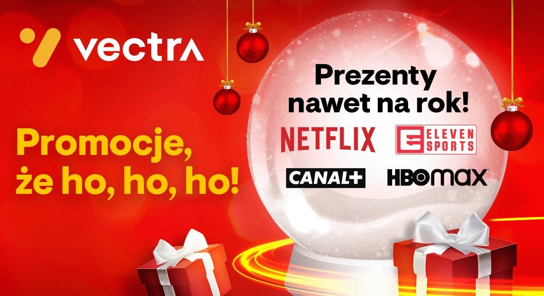 promocja oferta Vectra na Boże Narodzenie 2022