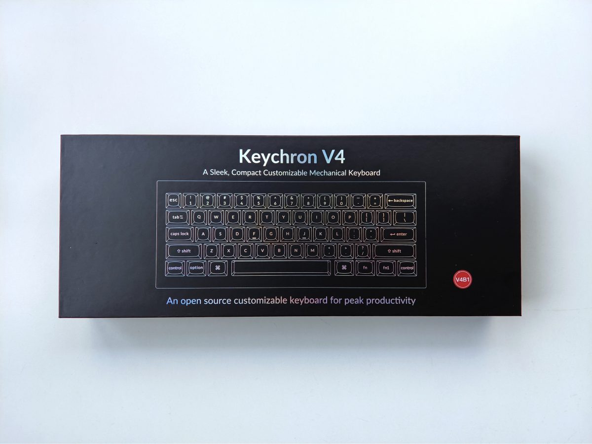 klawiatura mechaniczna Keychron V4 keyboard opakowanie