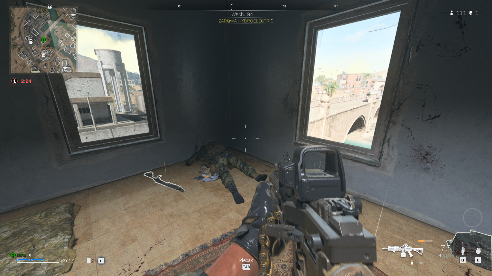 Walka w pokoju Warzone