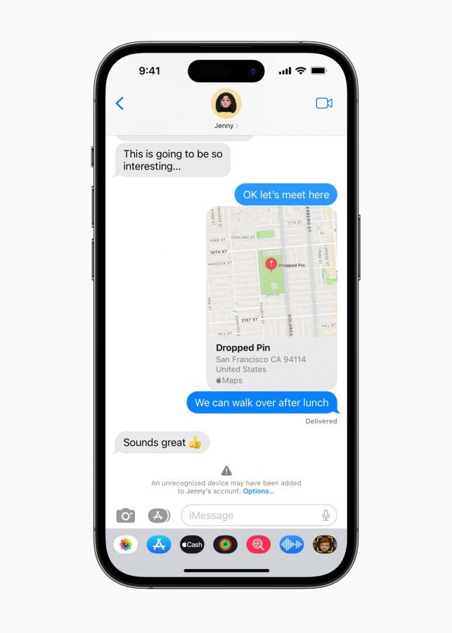 Apple iMessage klucz kontaktu