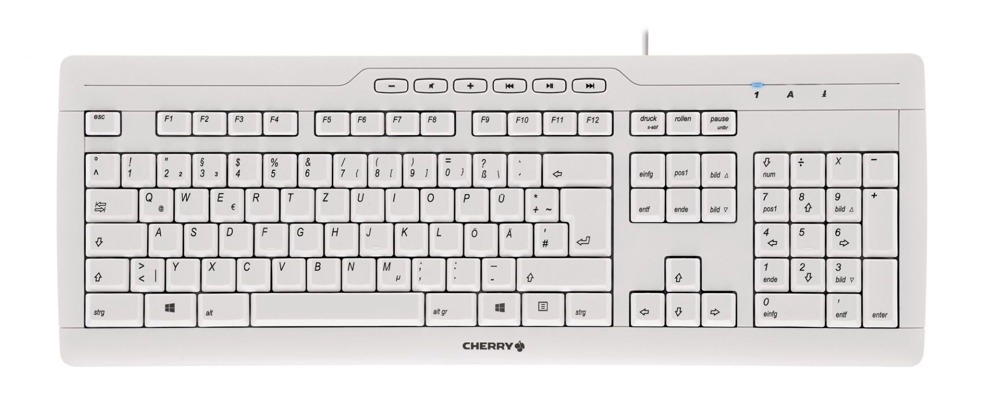 klawiatura niskoprofilowa Cherry Stream low-profile keyboard