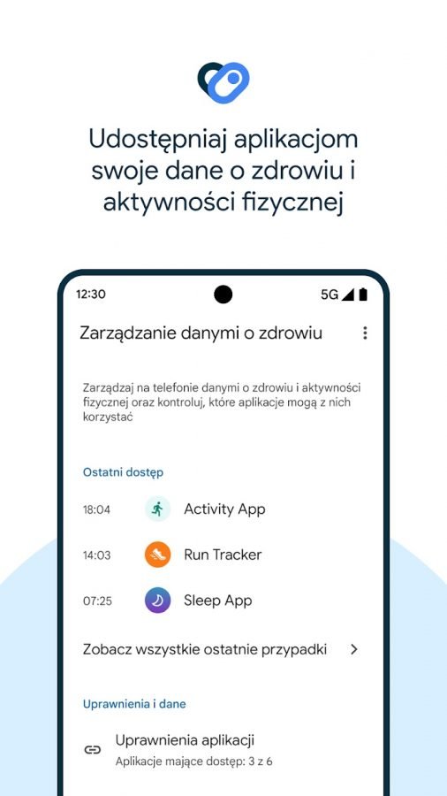 Google aplikacja Health Connect