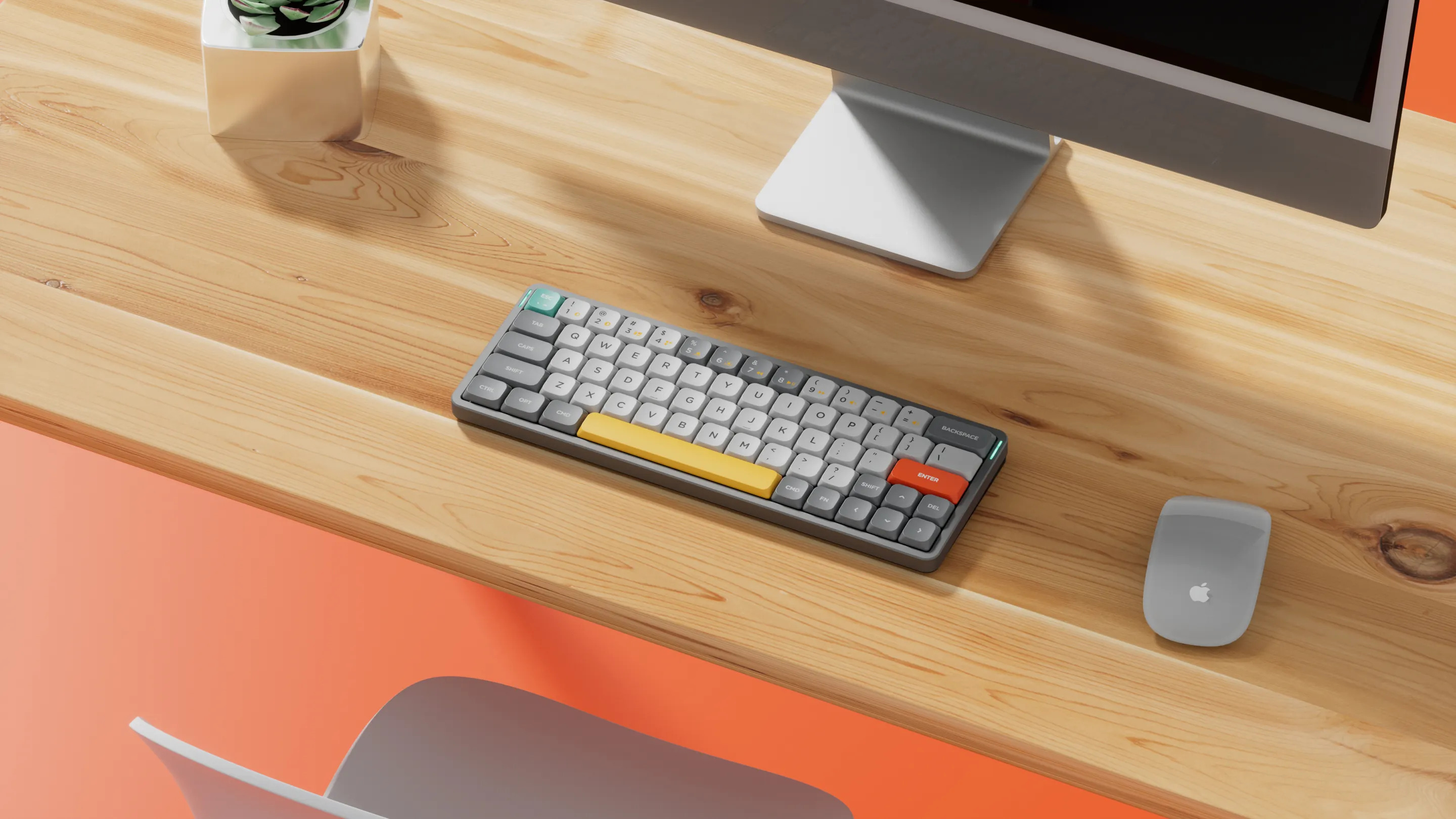 klawiatura niskoprofilowa NuPhy Air60 low-profile keyboard