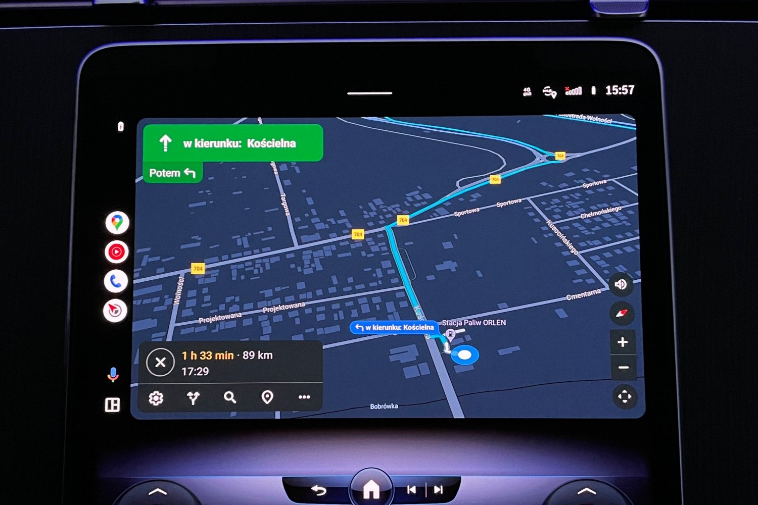 Nowy Android Auto test