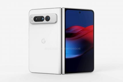 składany smartfon Google Pixel Fold foldable smartphone render