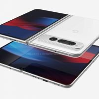 składany smartfon Google Pixel Fold foldable smartphone render