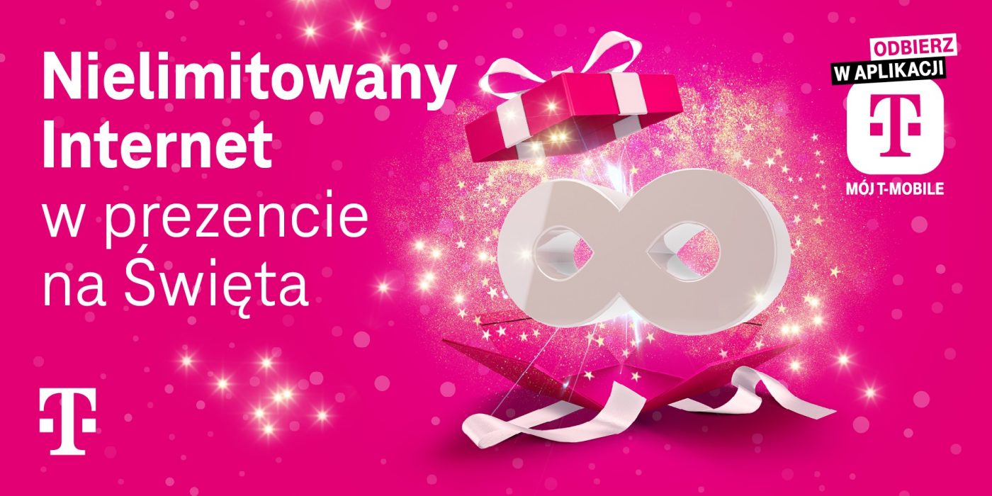 promocja T-Mobile na Boże Narodzenie 2022 nielimitowany internet