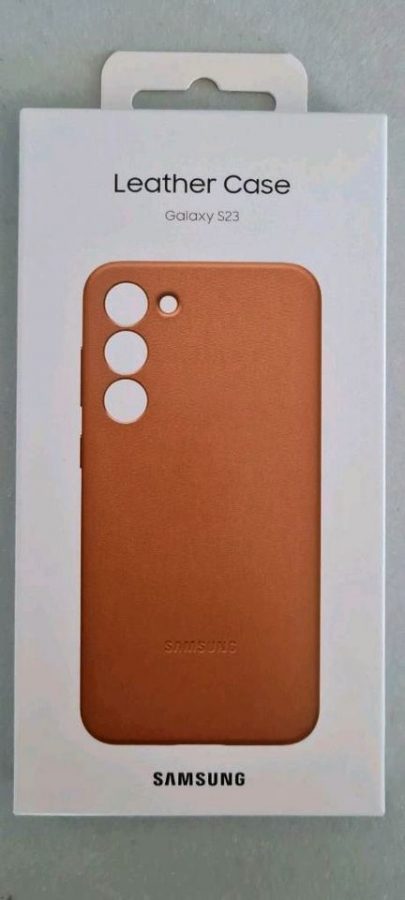 skórzane etui na smartfon Samsung Galaxy S23 smartphone case leather