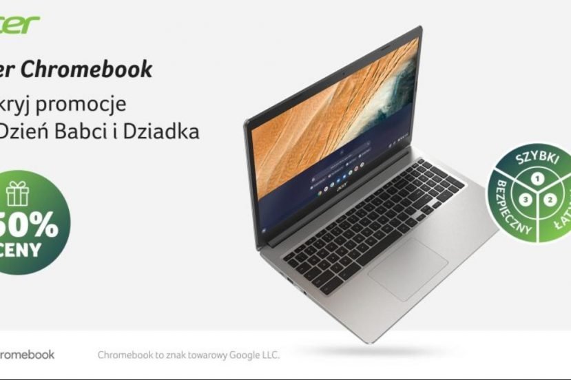 Acer Chromebooki 50% taniej promocja