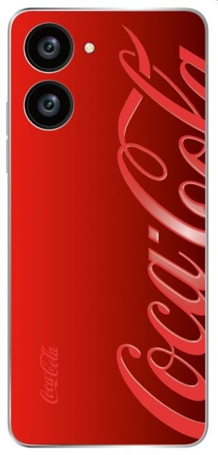 smartfon coca-cola grafika