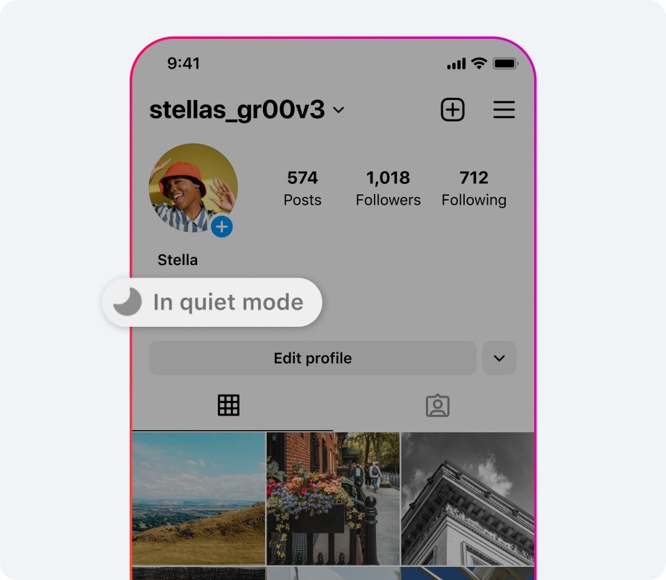 Instagram tryb cichy