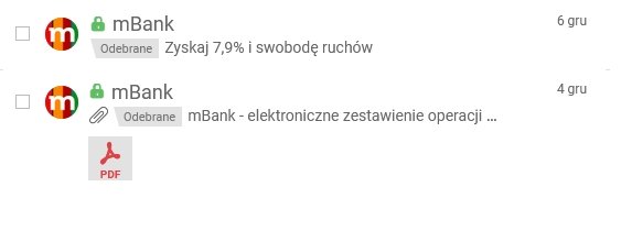 mBank identyfikator w mailu