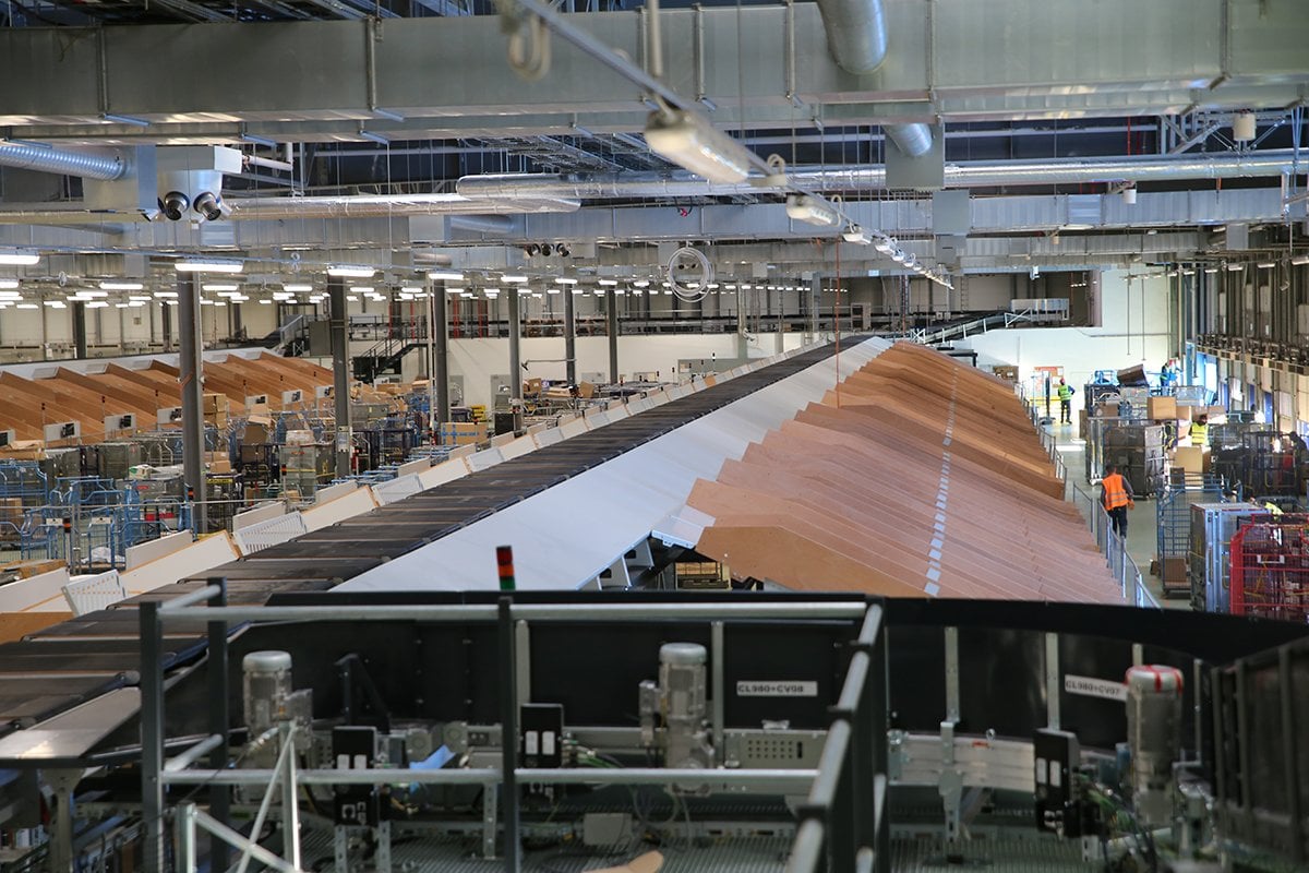 Poczta Polska - nowy sorter w Warszawa II