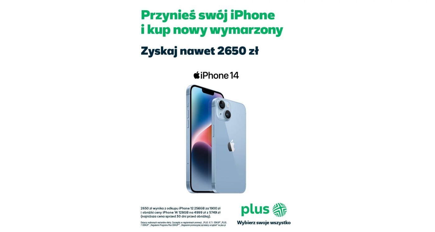 nowy program Plus odkup iPhone