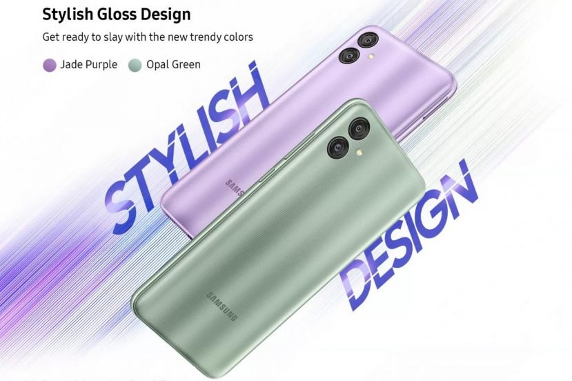 Samsung Galaxy F04 grafika smartfon