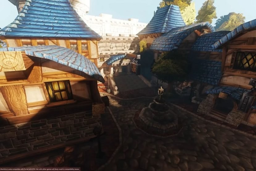 world of warcraft stormwind ray tracing rtx remix