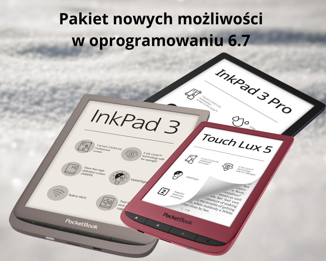 Aktualizacja oprogramowania czytniki PocketBook