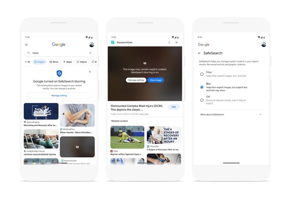 Dzień Bezpiecznego Internetu 2023 Google filtr SafeSearch