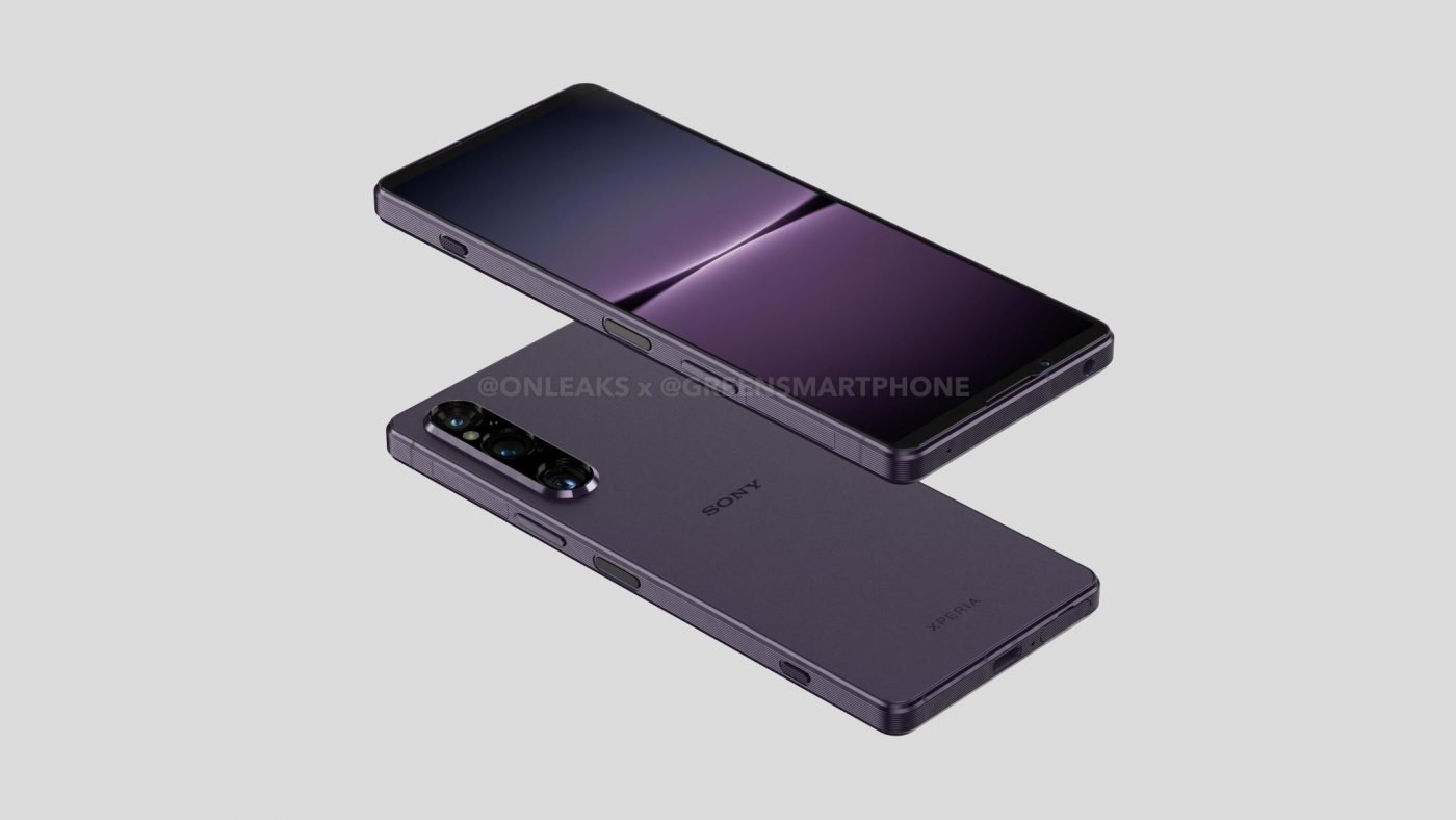 rendery smartfona Sony Xperia 1 V