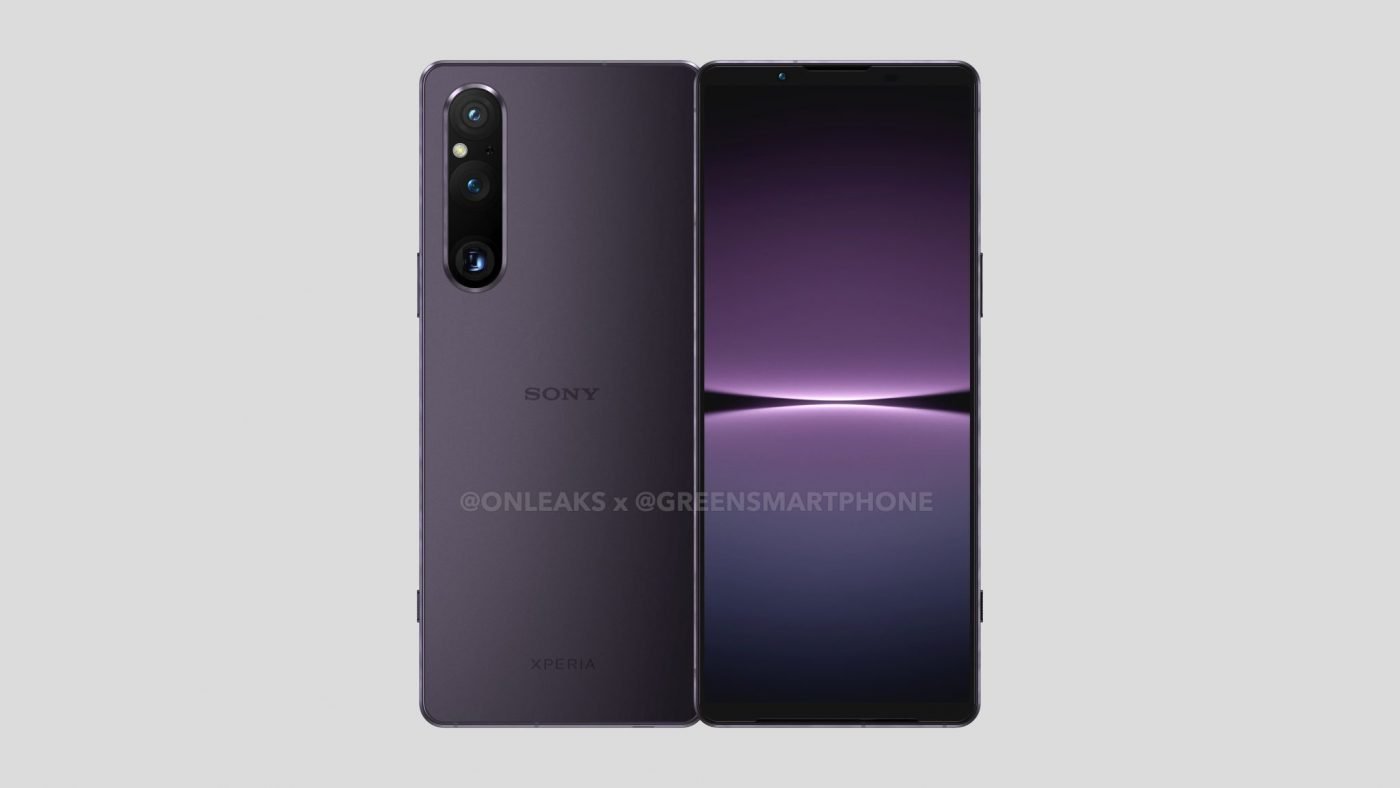 rendery smartfona Sony Xperia 1 V