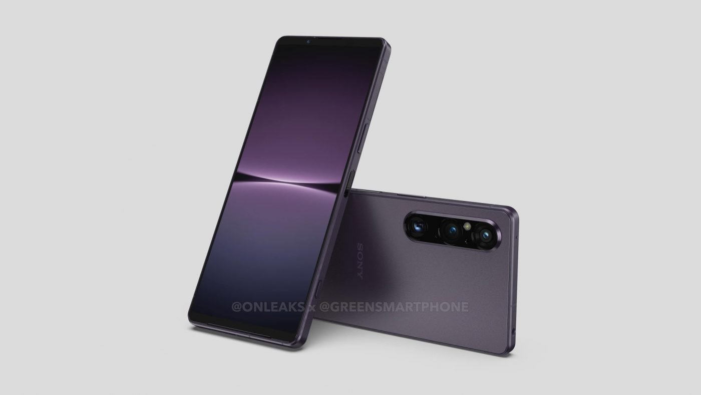 rendery smartfona Sony Xperia 1 V