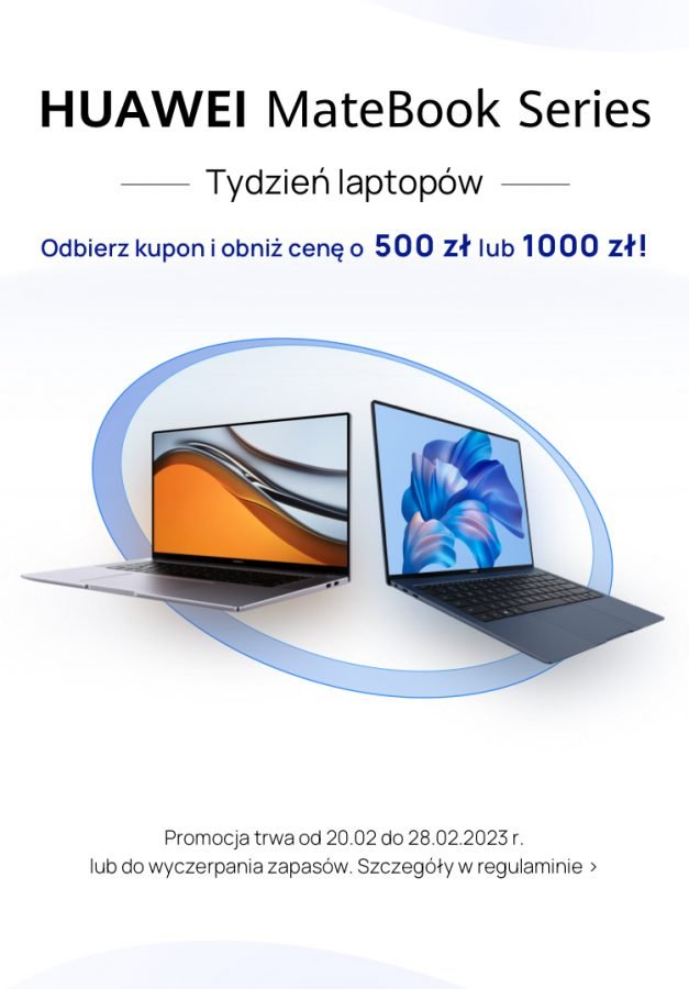 Laptopy Huawei promocja tydzień laptopów