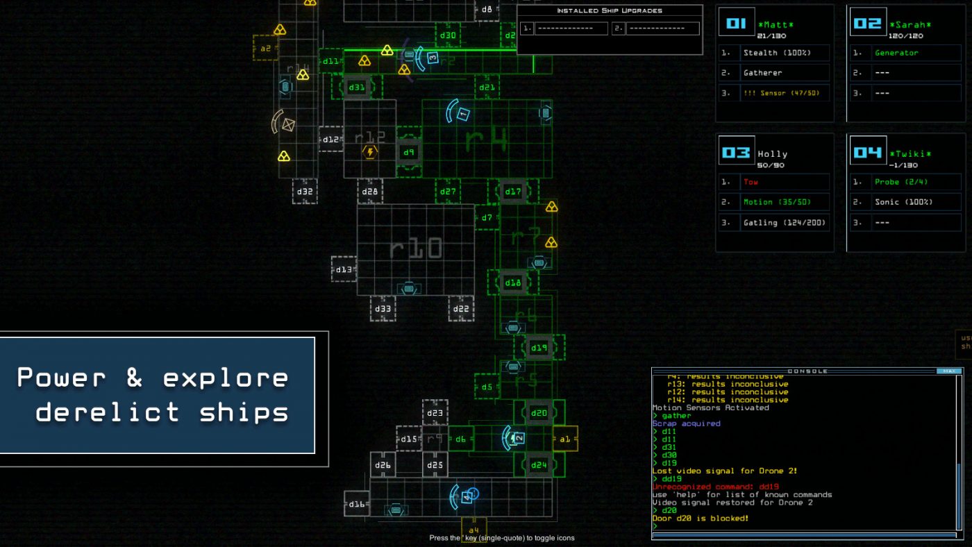 duskers gra za darmo epic games store zrzut ekranu