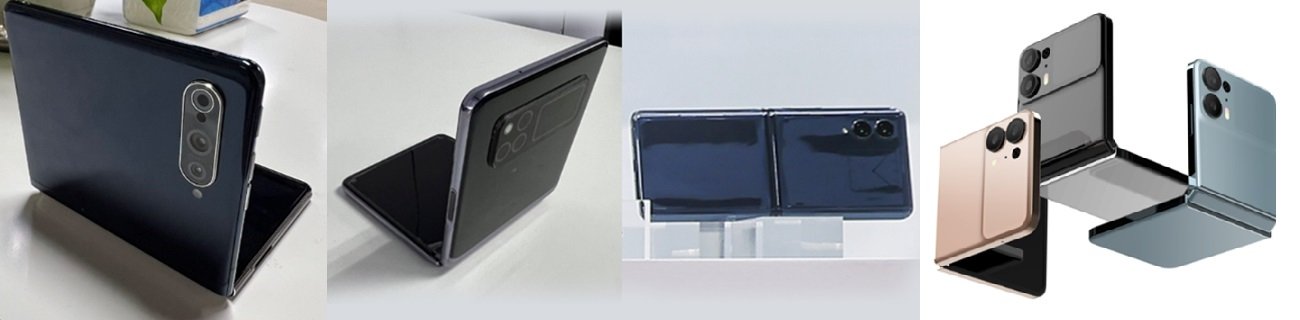 składany smartfon OPPO z klapką - prototyp