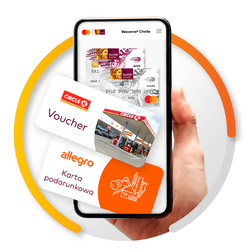 Alior Bank Master Card promocja voucher circle K allegro