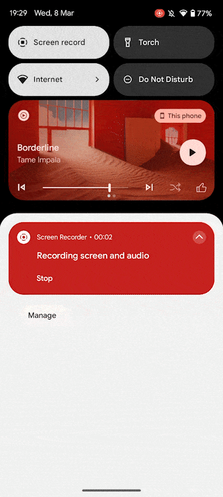 Android 14 Developer Preview 2 odtwarzacz multimediów audio dźwięku