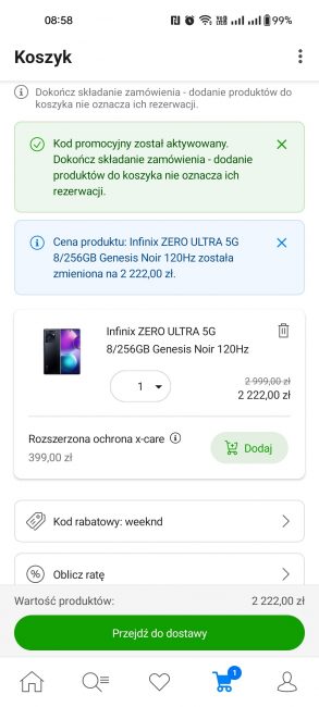 promocja na Infinix Zero Ultra kod rabatowy fot. Tabletowo.pl