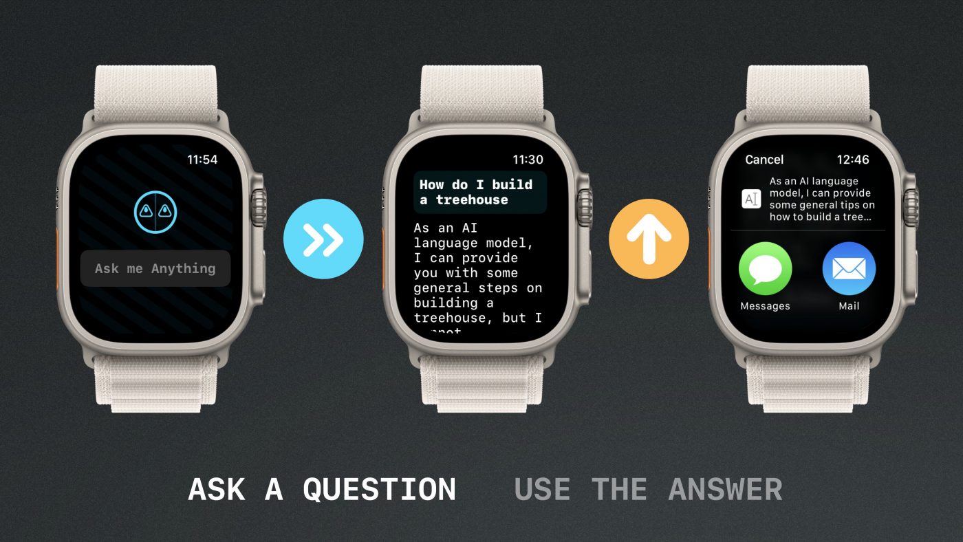 Aplikacja watchgpt Apple Watch ChatGPT