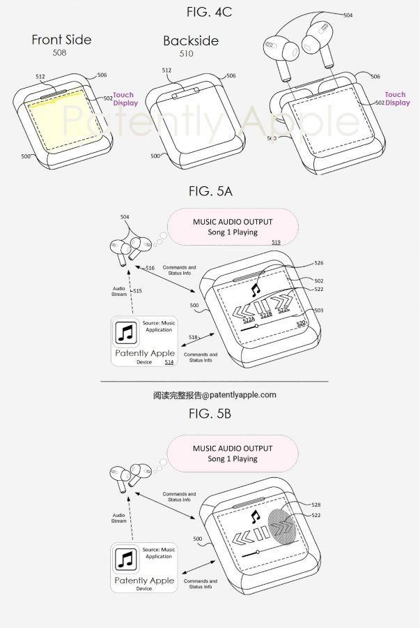 Apple Air Pods etui wyświetlacz