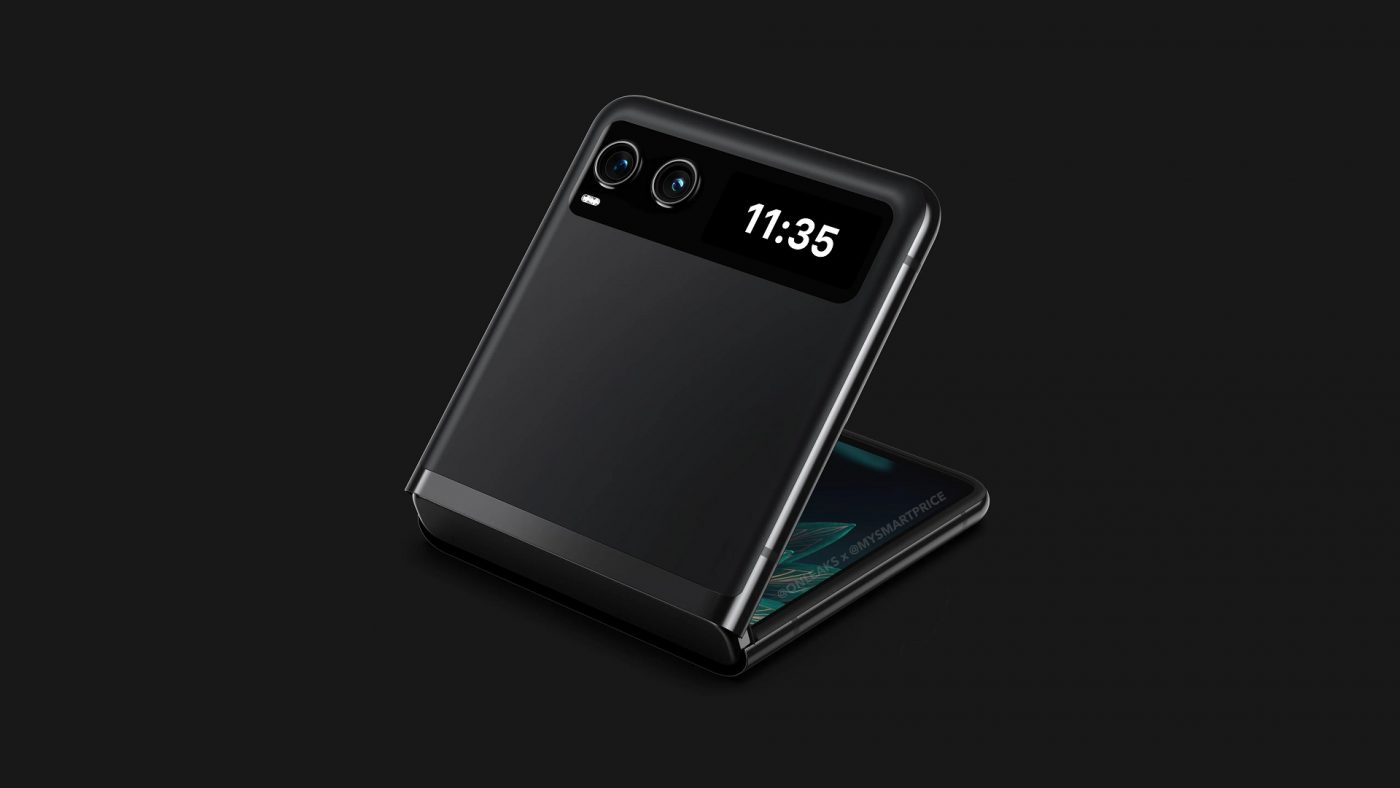 składany smartfon Motorola razr lite foldable smartphone render