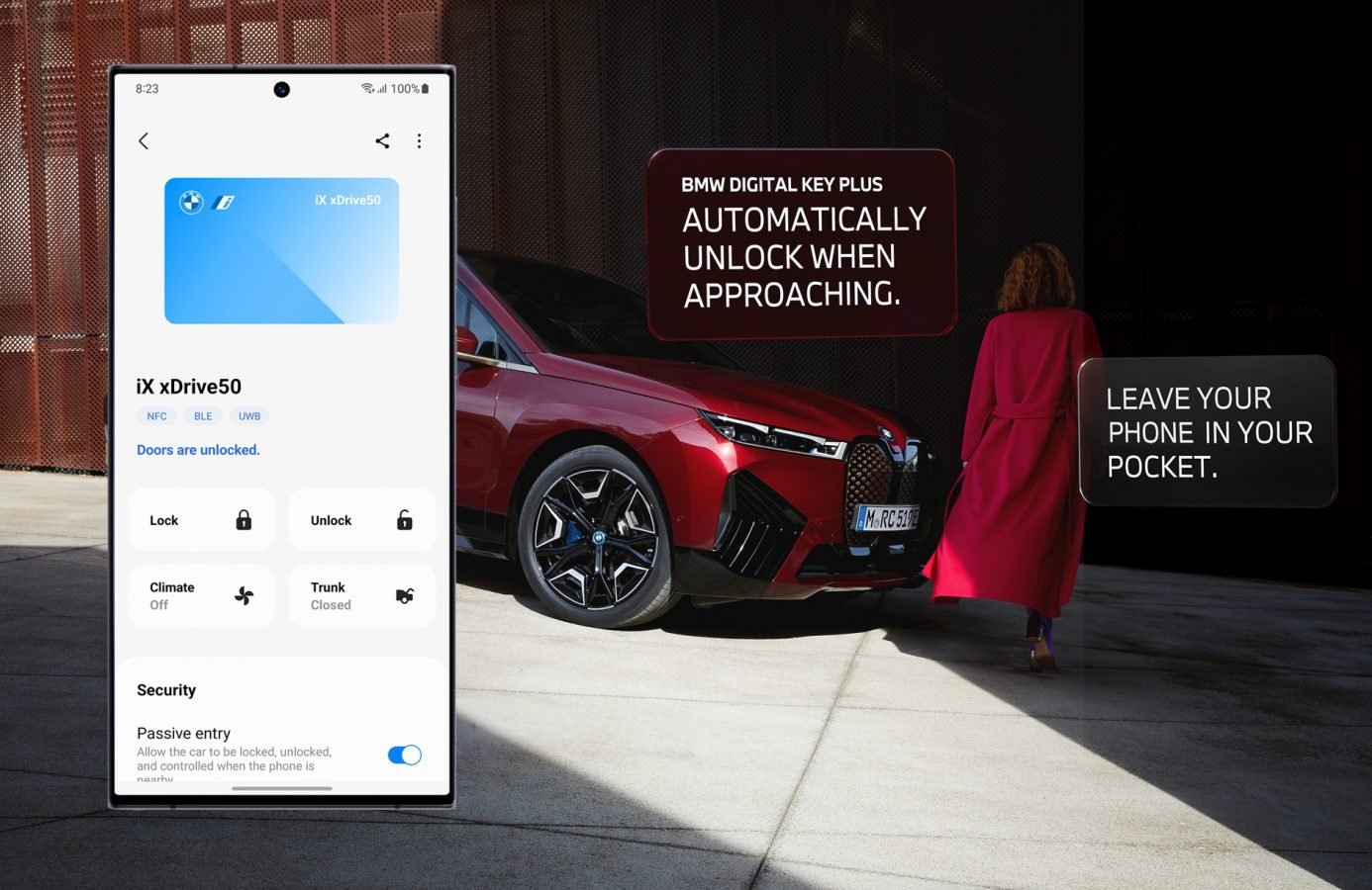 BMW cyfrowy kluczyk Android UWB