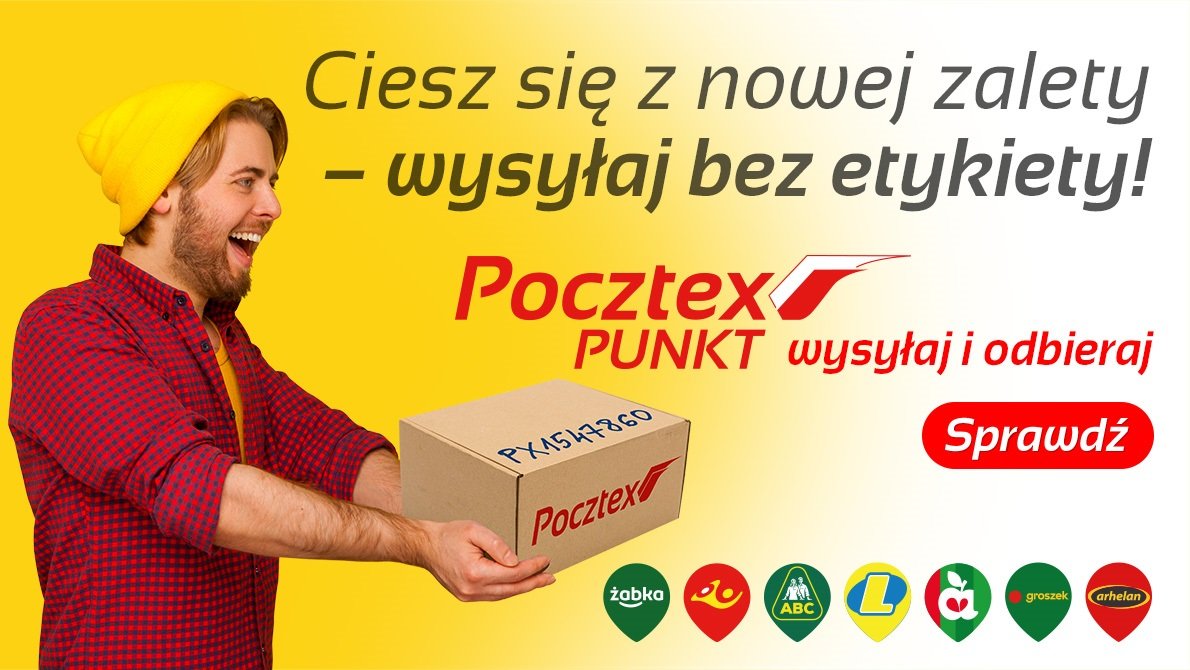 Poczta Polska Pocztex nadawanie przesyłek bez konieczności wydruku etykiety