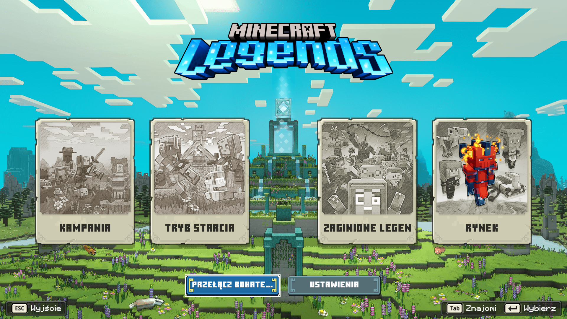 screen z minecraft legends