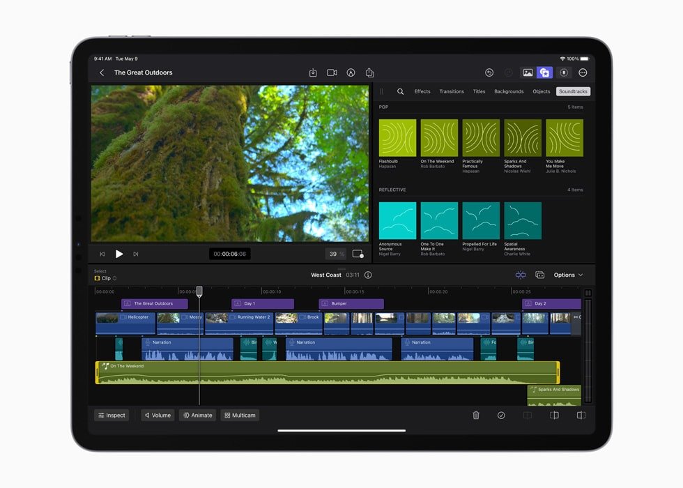 Final Cut Pro na iPady