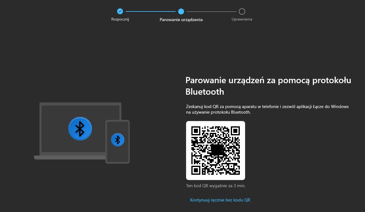 Łącze z telefonem - parowanie z iPhonem