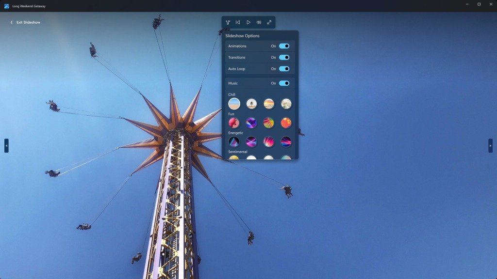 Nowy pokaz slajdów w Windows 11