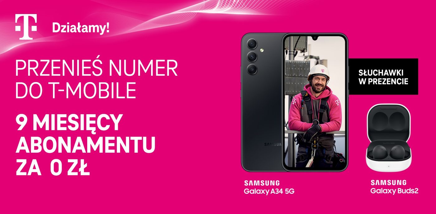 T-Mobile promocja dla przenoszących numer 9 miesięcy abonament za 0 złotych maj 2023