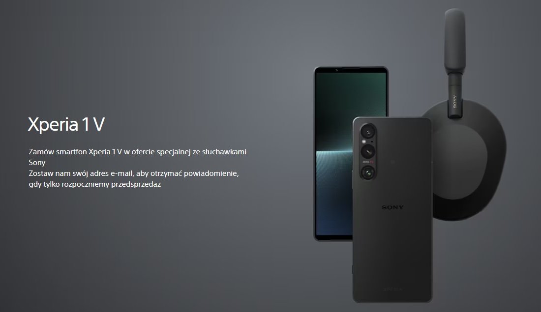 przedsprzedaż Sony Xperia 1 V gratis fot. Tabletowo.pl