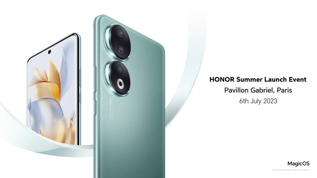 HONOR 90 zapowiedź (fot. GSMarena)