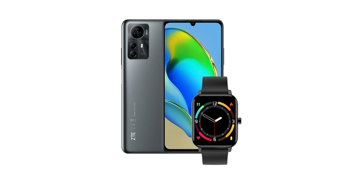 smartfon ZTE Blade A72s smartphone ZTE Watch Live smartwatch