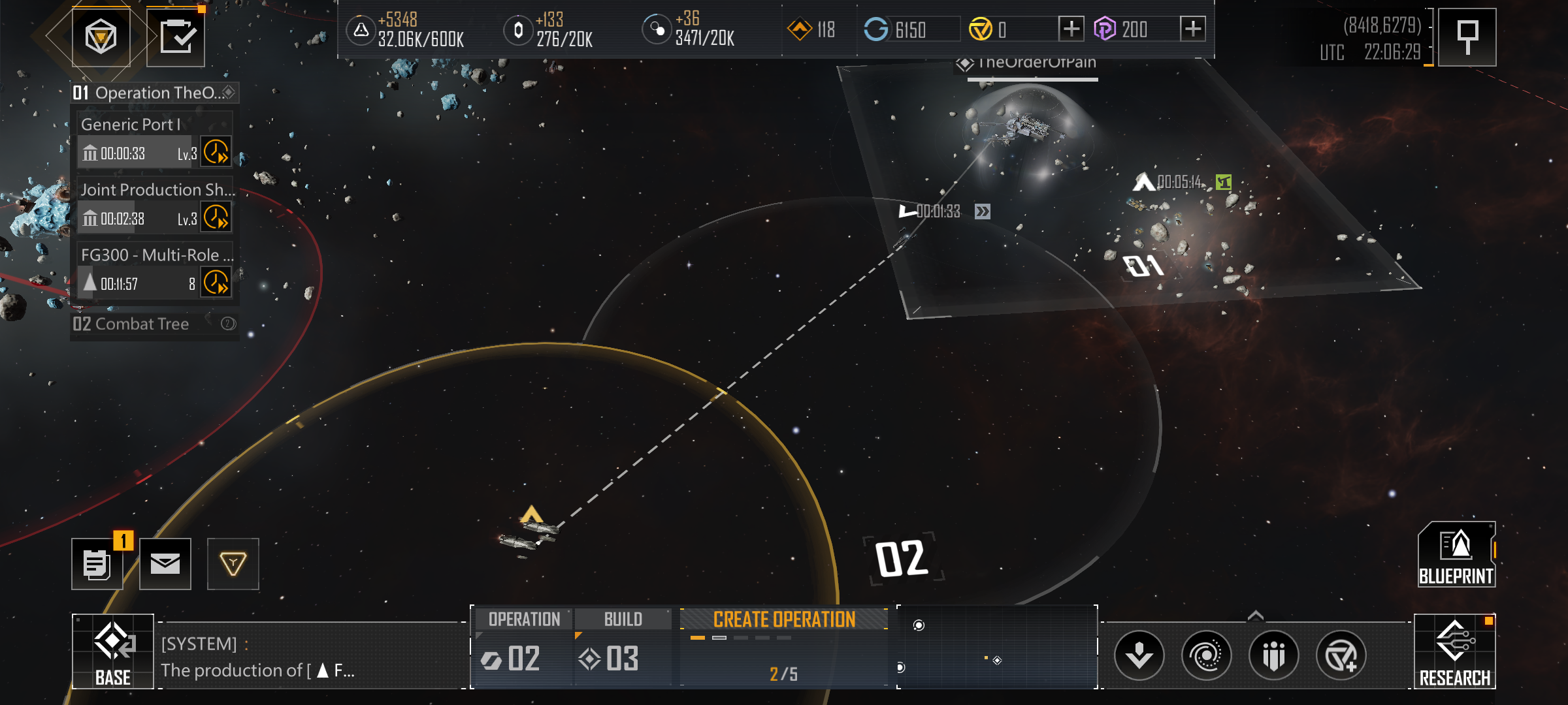 Zrzut ekranu z gry Infinite Langrange