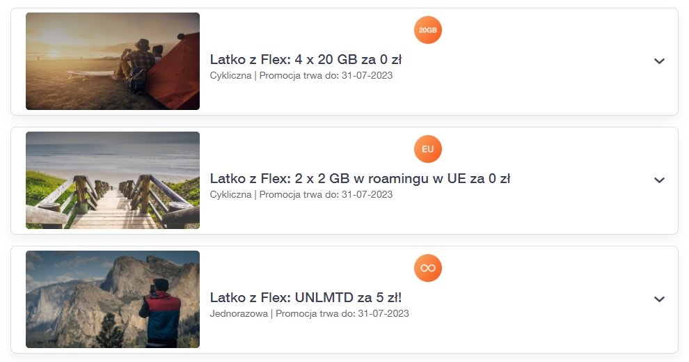 promocja Orange Flex na wakacje 2023 fot. Tabletowo.pl