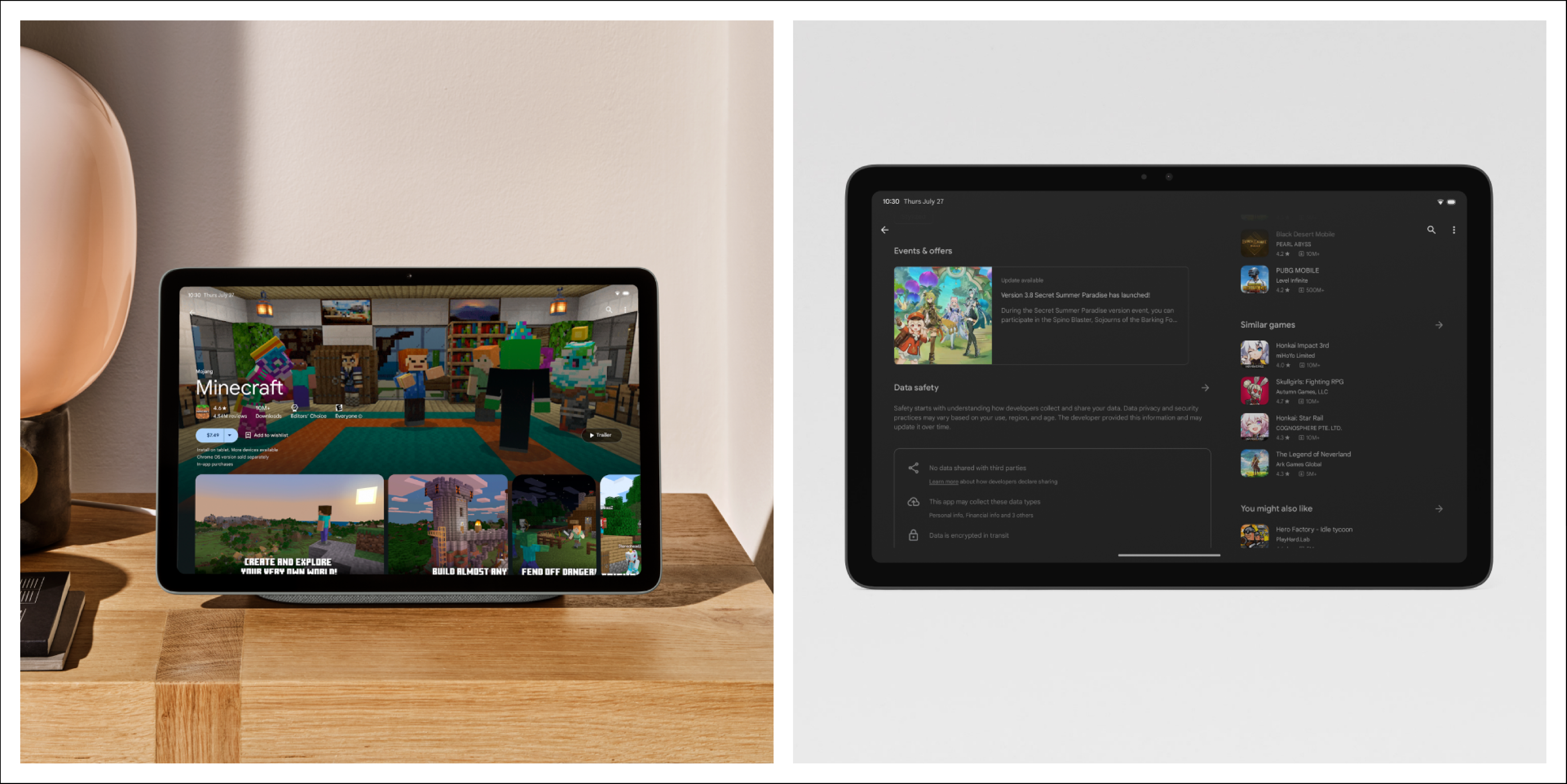 Google Play tablety zmiany 2023