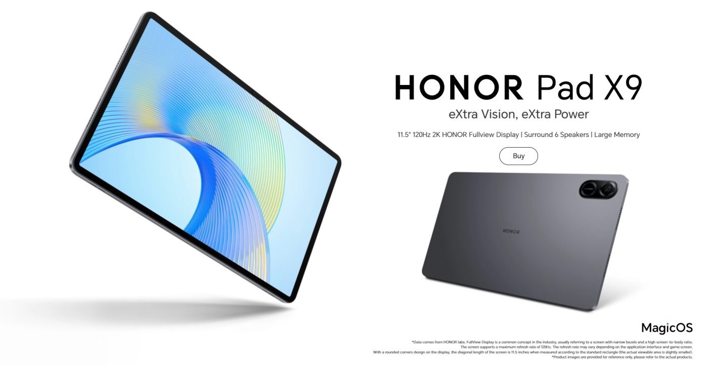 HONOR Pad X9 tablet