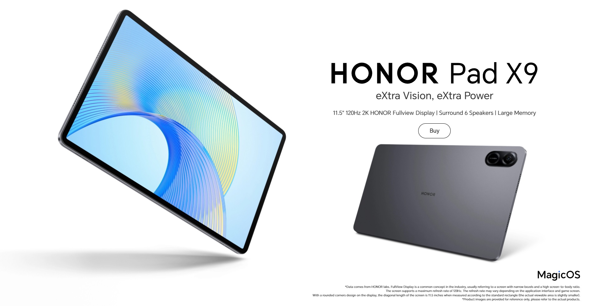 HONOR Pad X9 tablet